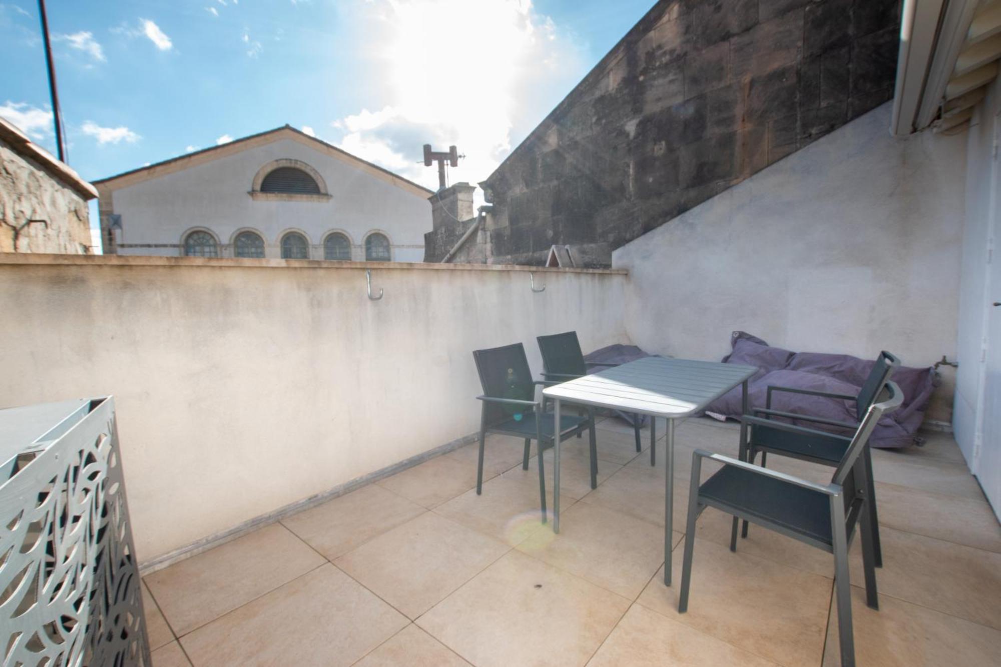 L'Escale - Clim, Terrasse Appartement Arles Buitenkant foto
