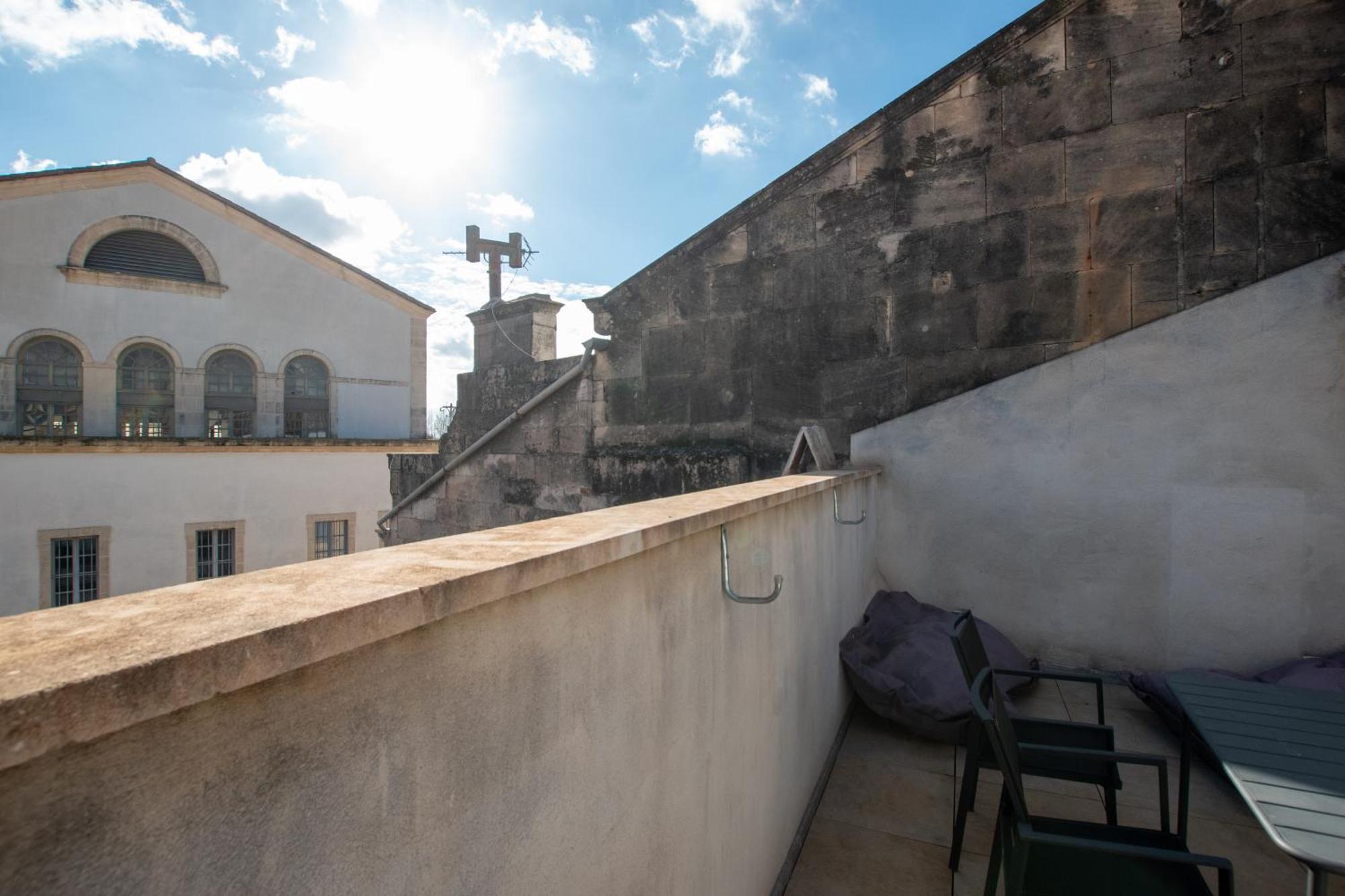 L'Escale - Clim, Terrasse Appartement Arles Buitenkant foto